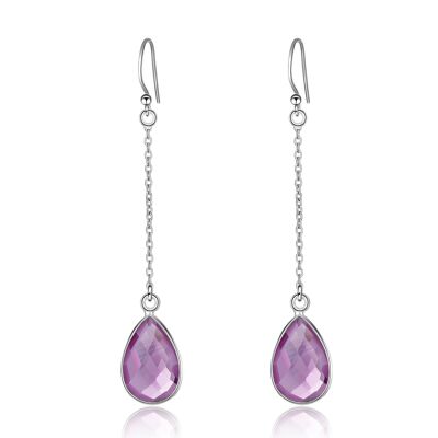 VIOLETTE - earrings - purple - amethyst (purple)