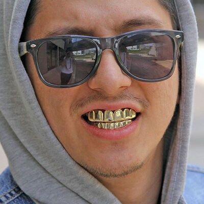 Juego de dientes estilo Hip Hop Grillz