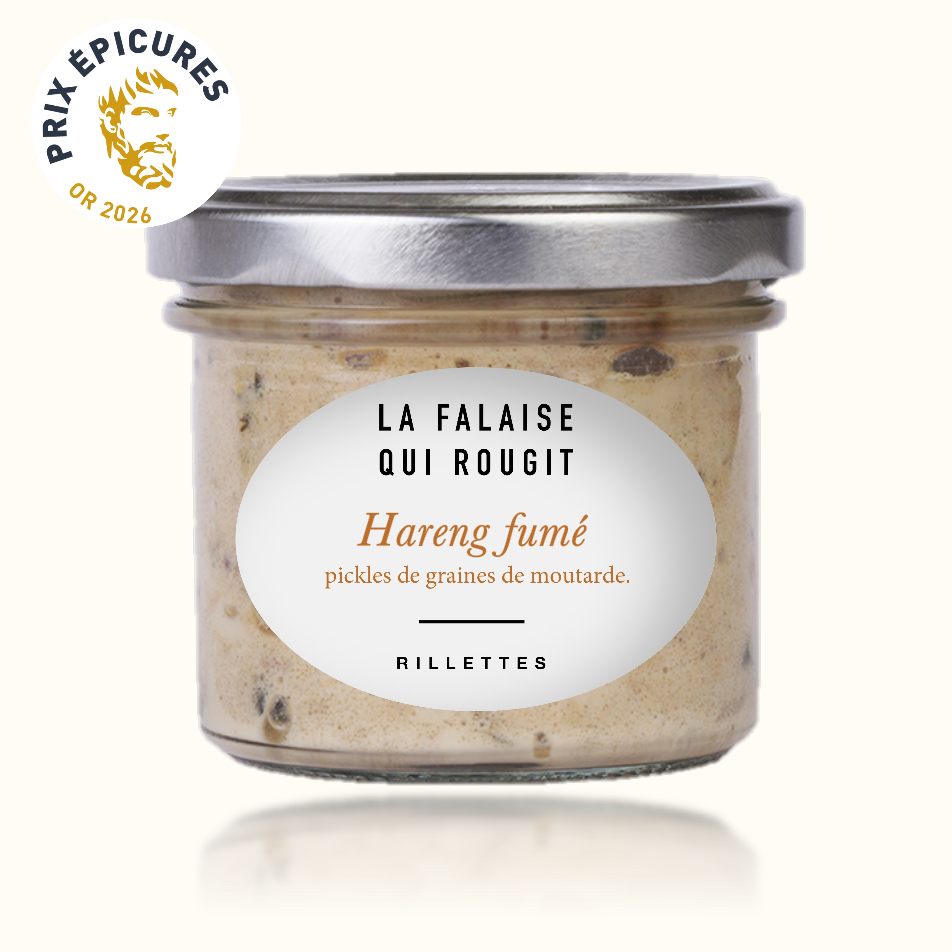Rillettes de hareng fumé de Fécamp, pickles de graines de moutarde *Prix Épicure d'OR 2026*