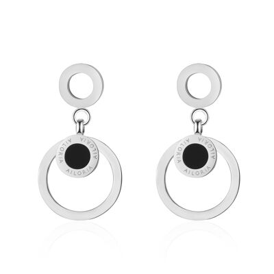 AXELLE - earrings - silver