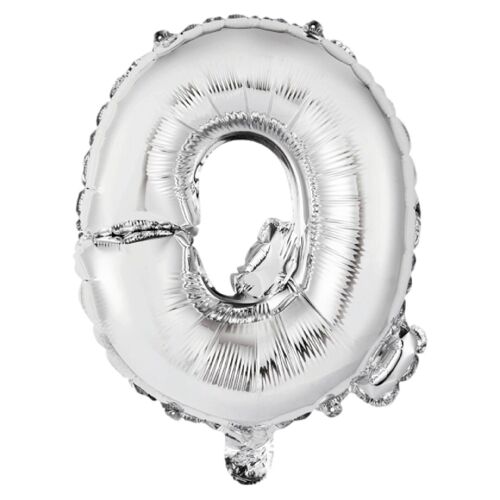 Ballon Aluminium Mini Lettre Q Argent N16