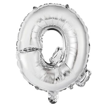 Ballon Aluminium Mini Lettre Q Argent N16