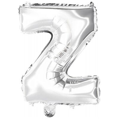 Aluminum Foil Balloon Mini Letter Z Silver N16