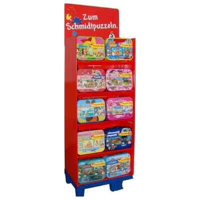 Espositore puzzle in metallo per bambini