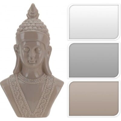 Buddha Ceramic Bust 33 Cm
