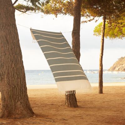 Fouta Ipanema aus recycelter Baumwolle – 100 x 200 cm