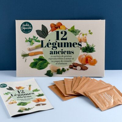 Envelope of 12 sachets - Ancient vegetables