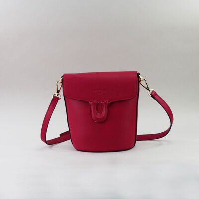 583038 Coral - Leather bag