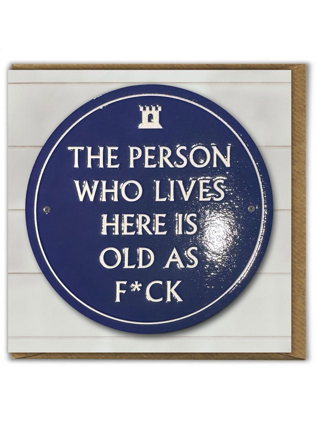 Biglietto di auguri di compleanno scortese - Vecchio come un cazzo