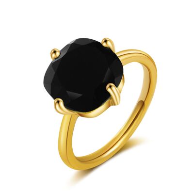 ÉGLANTINE - Bague Onyx - noir - onyx (noir)