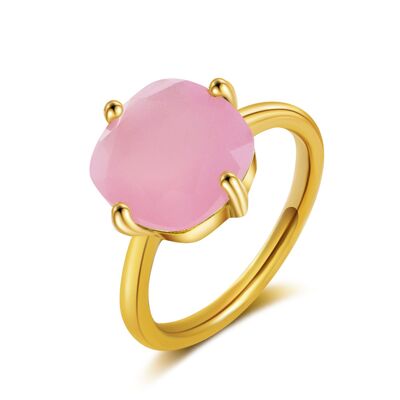 ÉGLANTINE - Ring Rosa Chalcedony - rose - chalcedony (pink)
