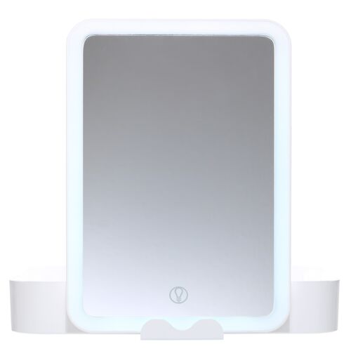 BELLE - Beautycase mit LED-Spiegel - white