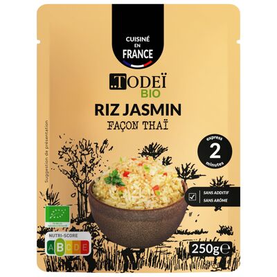 Riz jasmin BIO express façon Thaï prêt en 2min