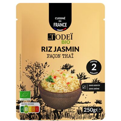 Express organic jasmine rice Thai style ready in 2 minutes