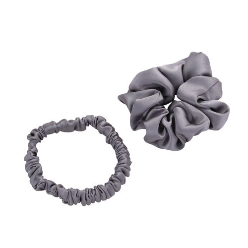 DOUX - Set Scrunchie S and M - grey