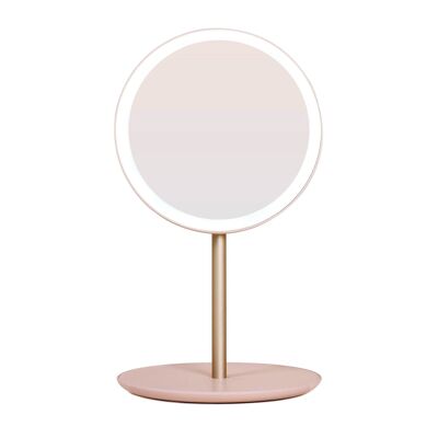 SPLENDIDE - specchio LED portatile USB - rosa