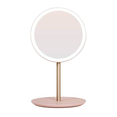 SPLENDIDE - espejo LED portátil USB - rosa