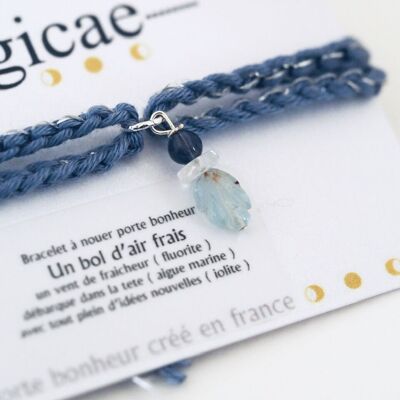 Pulsera de la suerte para atar UN BOL DE AIRE FRESCO
