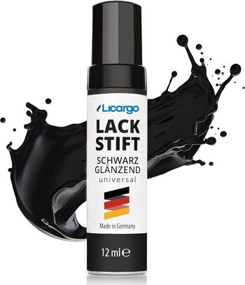 Stylo retouche LICARGO® noir brillant 12ml