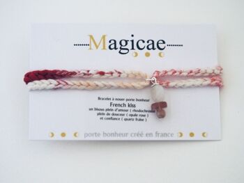 Bracelet porte bonheur a nouer FRENCH KISS 5