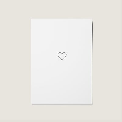 Una tarjeta Wee Heart sin ocasión