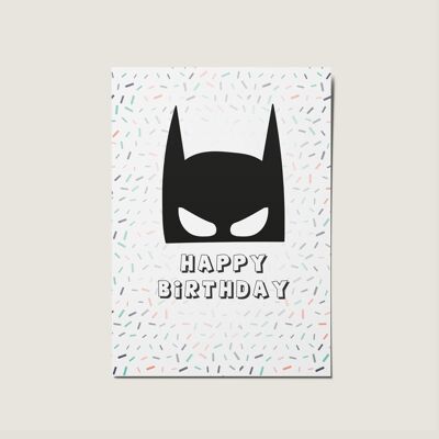 Carte de joyeux anniversaire pour enfants Batman