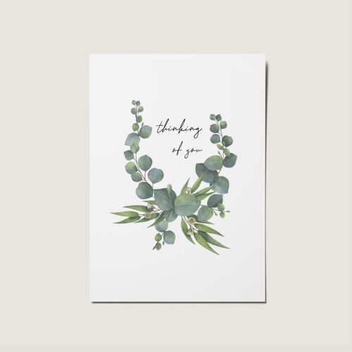 Thinking Of You Eucalyptus Card