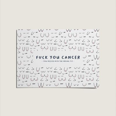 Vete a la mierda tarjeta de cáncer