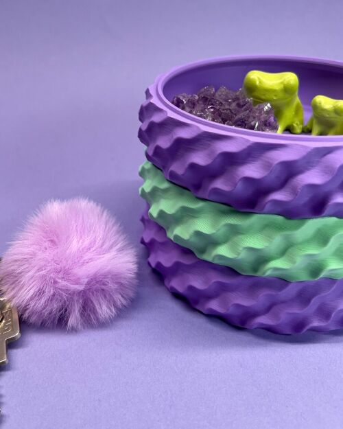 stapelbare Deko-Schale in Pastellfarben für Schmuck und Alltagsgegenstände