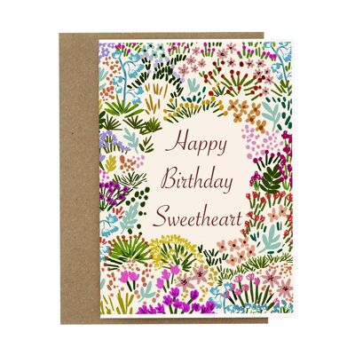 Happy Birthday Sweetheart | Birthday card