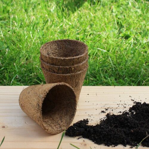 Rubberised Certified Organic Coir Seedling Pots