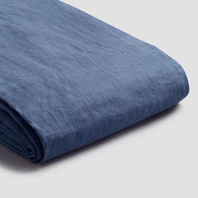 Blueberry Linen Duvet Cover - King Size