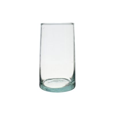 Beldi conical tumbler 30cl in recycled glass