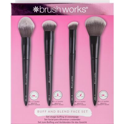 Set de cara para pulir y difuminar Brushworks