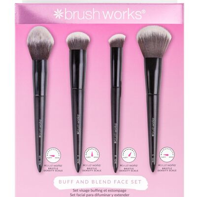 Set per viso Buff e Blend Brushworks