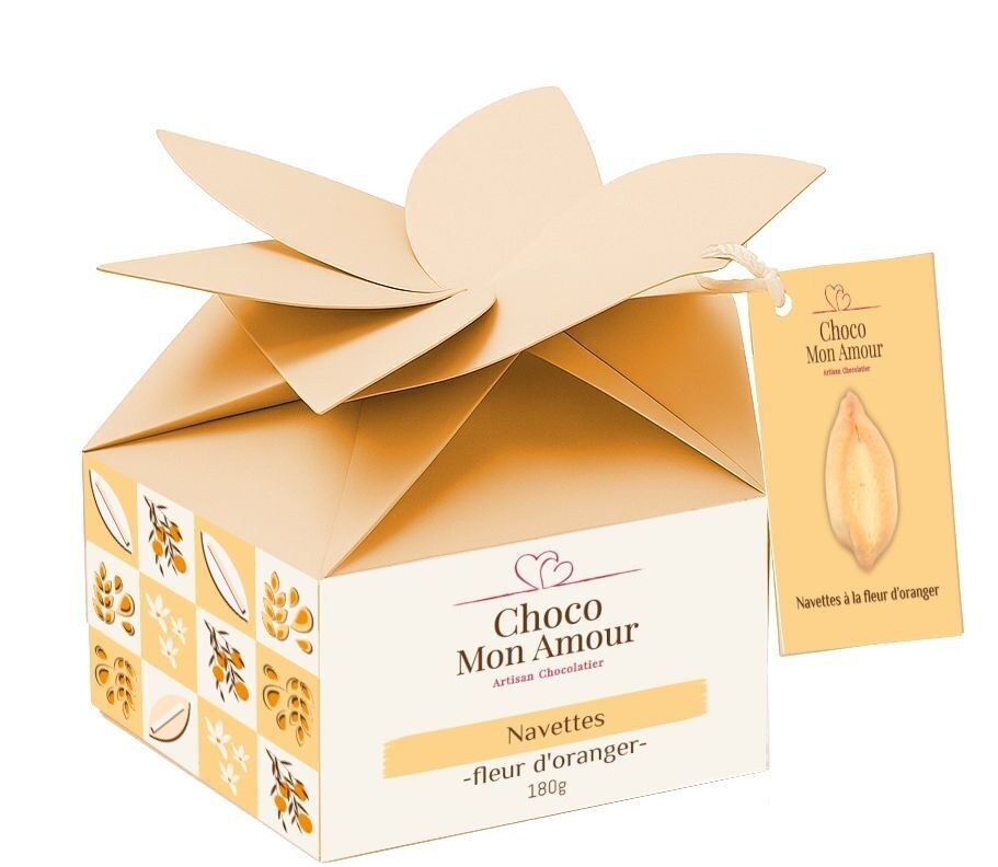 Biscotti - Navettes de Provence ai fiori d'arancio - 180 g