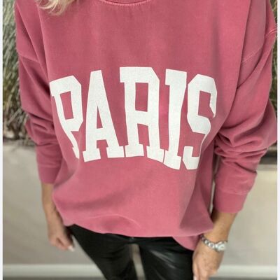 PARIS oversized sweatshirt - ELSIE