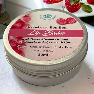 Baume à Lèvres Bon Bon Fraise - Naturel 50ml