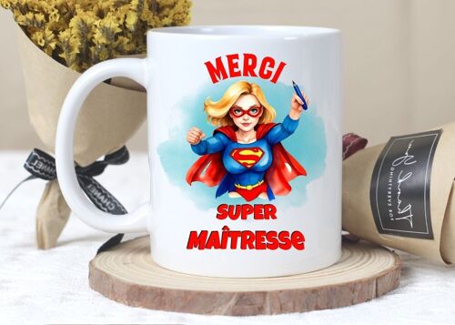 Mug "super maîtresse"