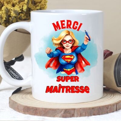 Mug "super maîtresse"