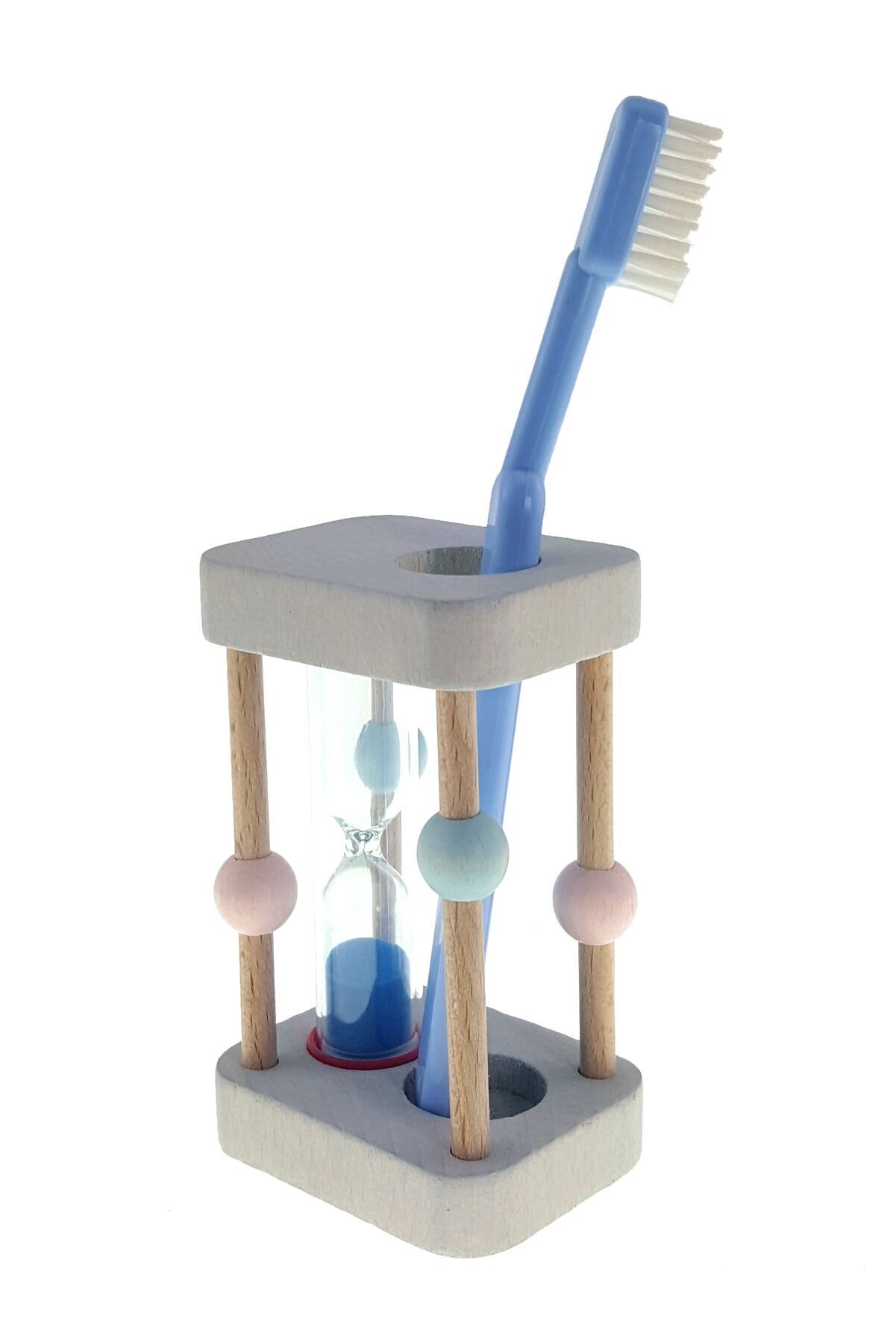 Zahnputzuhr groß nature