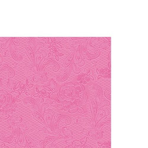 Lace Embossed pink 25x25cm