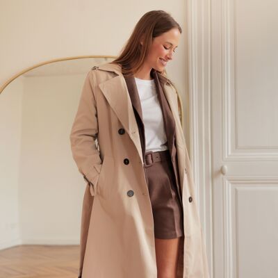 George cotton trench coat