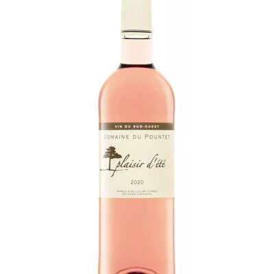 Summer pleasure Dry Rosé Wine IGP Comté Tolosan 2021 HVE3 75 cl