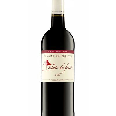 Éclats de fruits 2015 Vin rouge Fruité IGP Comté Tolosan 75 cl HVE3