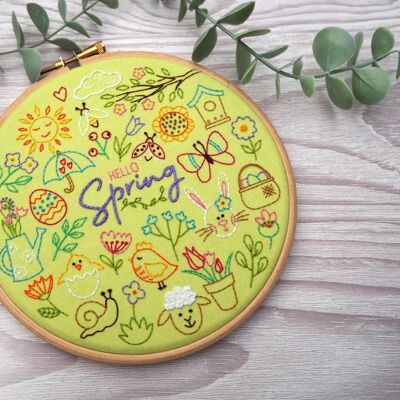 Hello Spring Embroidery Craft DIY Kit