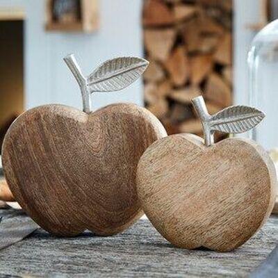 Apfelgrundstück aus Holz