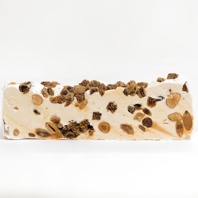 Nougat with Honey, Almonds and Figs (100g bar)