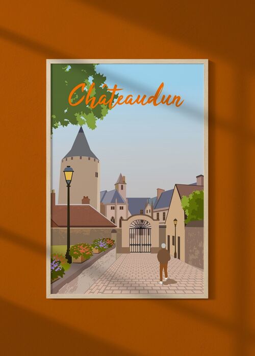Affiche ville Châteaudun