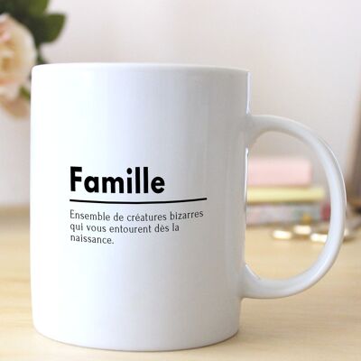 Taza de definición familiar